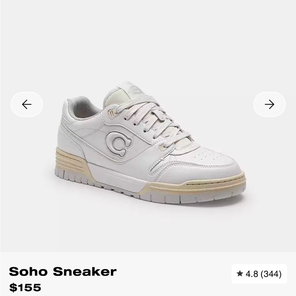 Coach SoHo Sneakers-Optic White